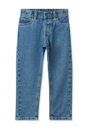 REGULAR CON ELASTICO IN VITA - Jeans a sigaretta - blu denim medio