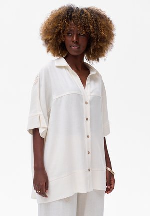 MUSAKA - Hemdbluse - white
