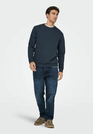 Only & Sons, ONLY  SONS HERREN PULLOVER ONSCERES 2 PACK - Sweatshirt -  x grau    x navy