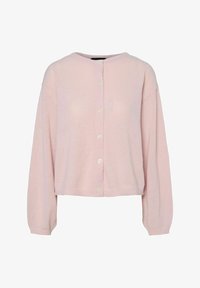 Pieces PCIDA LS O-NECK NOOS BC - Vest - pink a boo/donkerroze Pieces PCIDA LS O-NECK NOOS BC - Vest - pink a boo/donkerroze