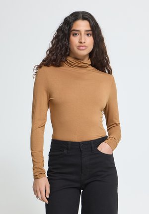 ICHI, IHPHILUCA LONG SLEEVE - T-shirt à manches longues - toasted coconut