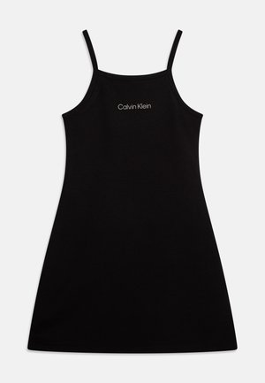 Calvin Klein Jeans Robe en jersey - black
