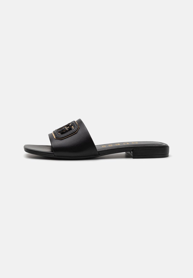 Guess - TARISHA - Papuci - black/gold, Extindeți