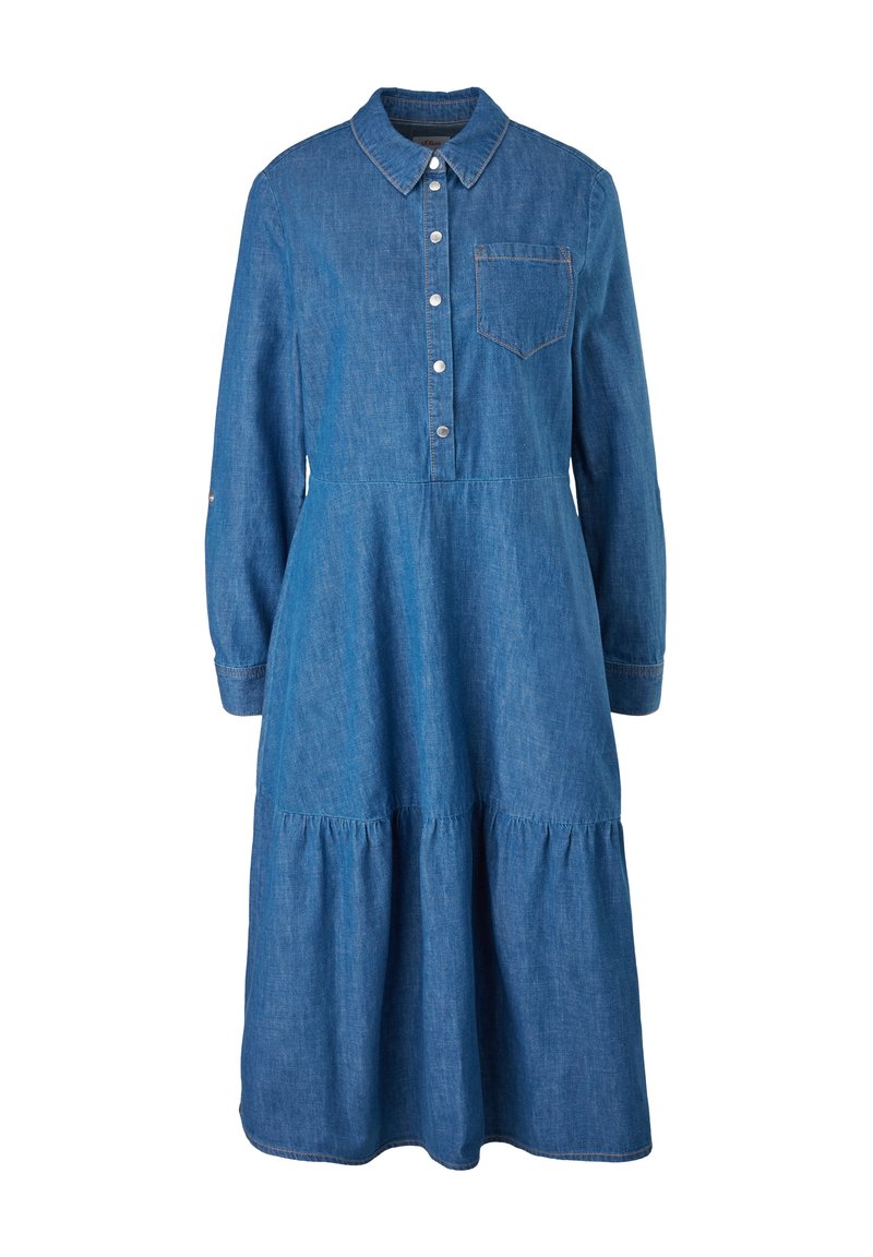 s.Oliver Jeansjurken donkerblauw denim s.Oliver Jeansjurken donkerblauw denim