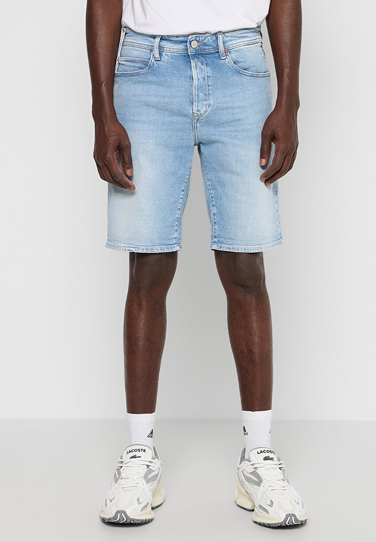 Replay Jeansshort lichtblauw