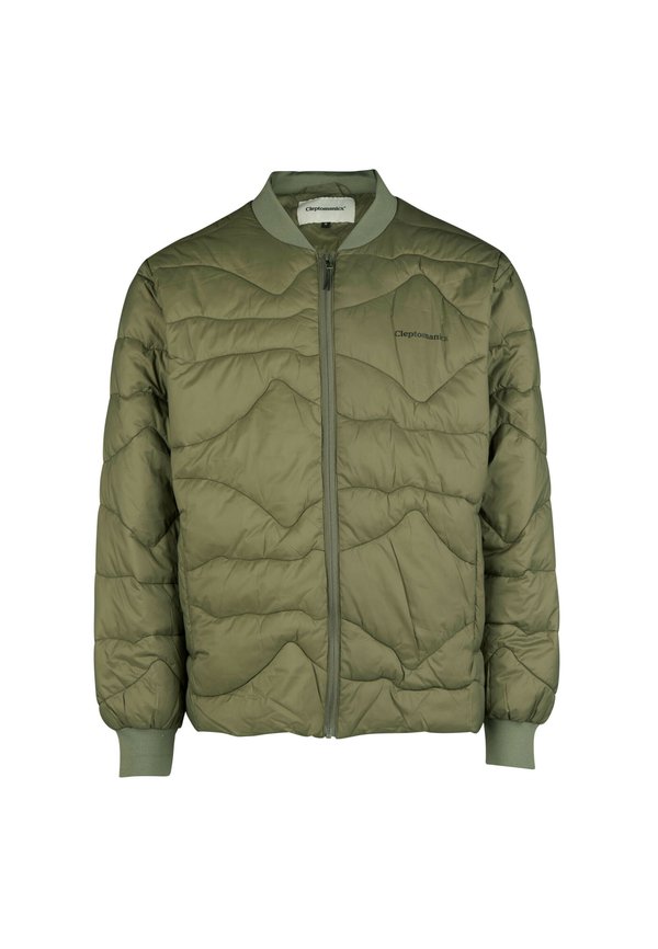 Winterjacke - dusty olive