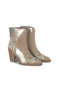 Alma en Pena Botines de tacón - marrón jaspeado