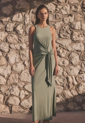 Next TIESIDE SLEEVELESS REGULAR FIT - Trikotaažkleit - khaki green