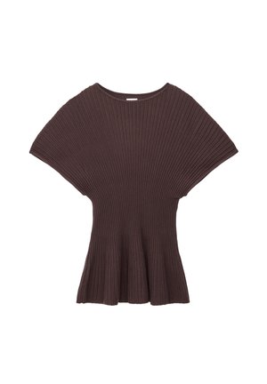 PEPLUM - Camiseta básica - brown