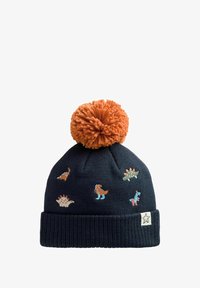 Niet geselecteerd, navy/orange dino embroidered
