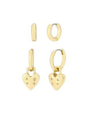 SET - Earrings - gold-coloured