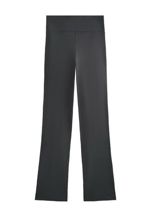 OYSHO HIGH-RISE COMFORT STRAIGHT-LEG  - Kalhoty - mottled grey