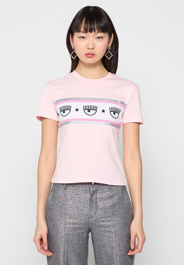 CHIARA FERRAGNI T-shirt print roze