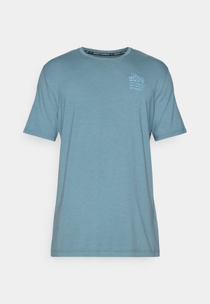 Under Armour CANT HOOP  - Nyomott mintás póló - jasper blue/ash blue