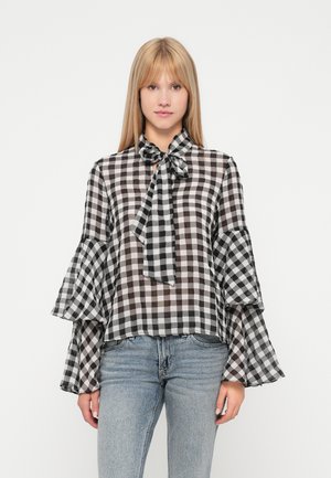 VMSIA FLOUNCE - Blūze - black/cloud dancer