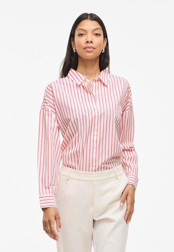 LANGARM - Hemdbluse - cloud dancer