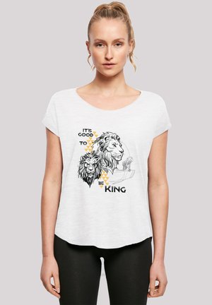 DISNEY KÖNIG DER LÖWEN MOVIE IT'S GOOD TO BE KING - Print T-shirt - white
