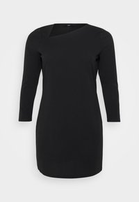 VMCALLISON V NECK DRESS - Φόρεμα σε ίσια γραμμή - black