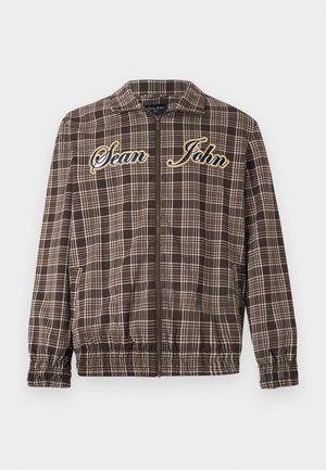 Sean John, VINTAGE CHECK - Light jacket - brown/beige