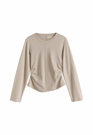 Next, REGULAR FIT - WAISTED LONG SLEEVE TOP - Long sleeved top - mocha brown
