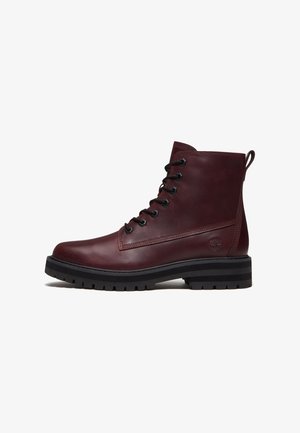 Timberland, BRITTON DRIVE MID LACE BOOT - Bottines à plateau - burgundy
