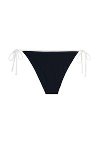 ESSENTIALS-SCHEEKY STRING SIDE TIE - Bikini bottoms - dark night navy