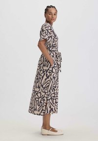 hessnatur MIDI OVERSIZE - Freizeitkleid - schwarz