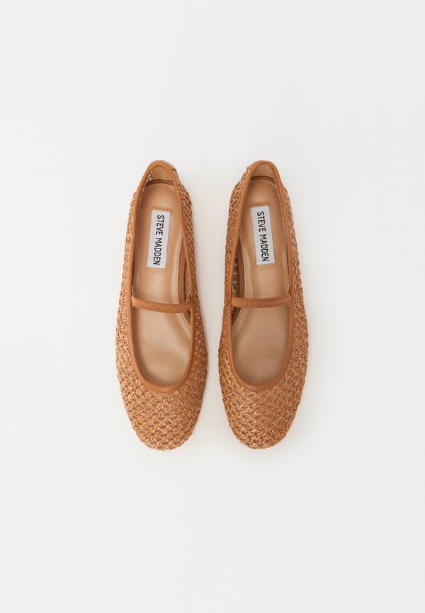 MAJORCA - Ballet pumps - tan raffia3