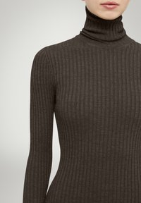 Wolford MERINO RIB - Strickkleid - umber