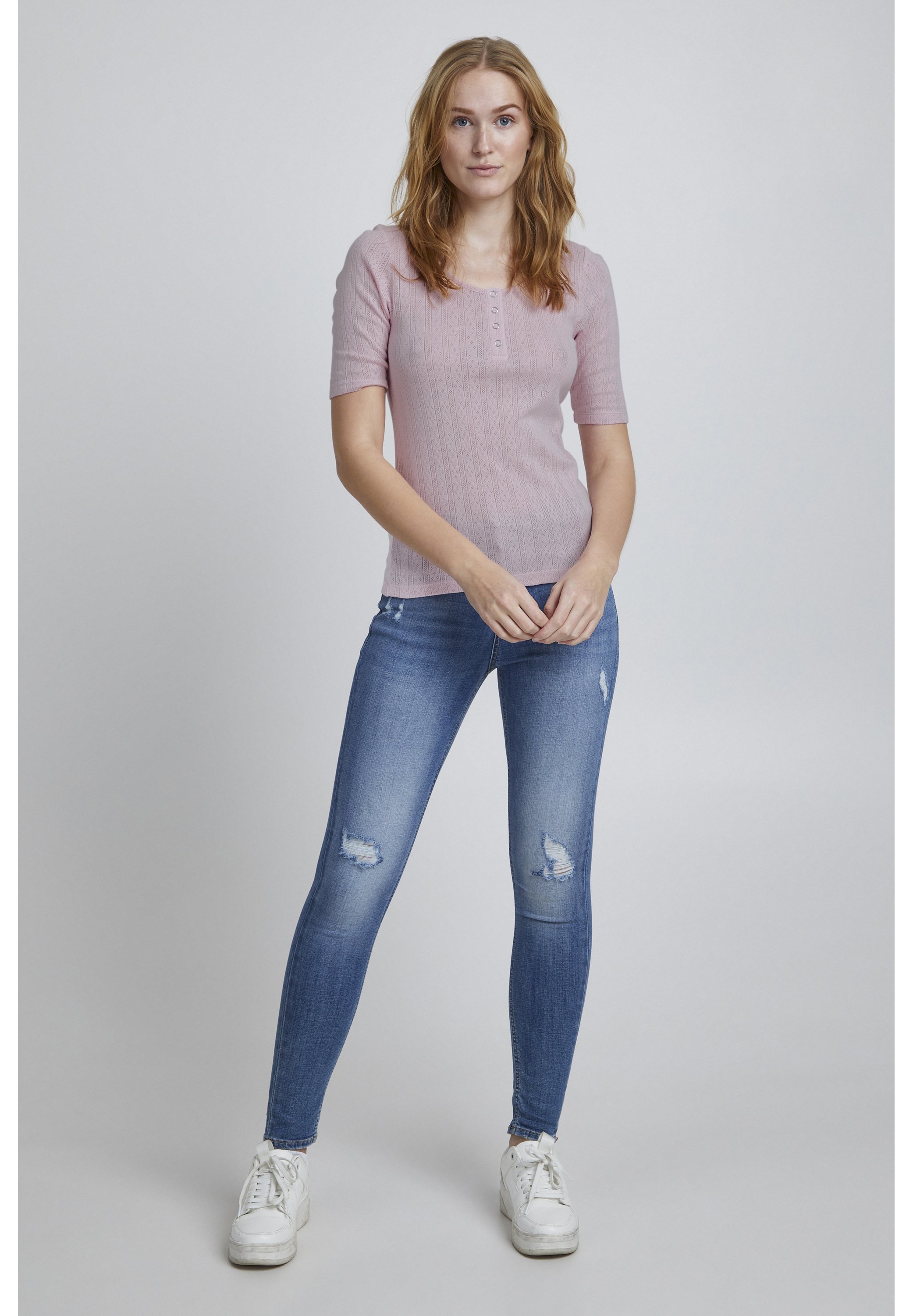 b.young BYPRISHA - Basic T-shirt - parfait pink/purple - Zalando