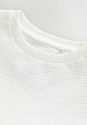 Next SHORT SLEEVE COLOURBLOCK REGULAR FIT - Potiskana majica - black white