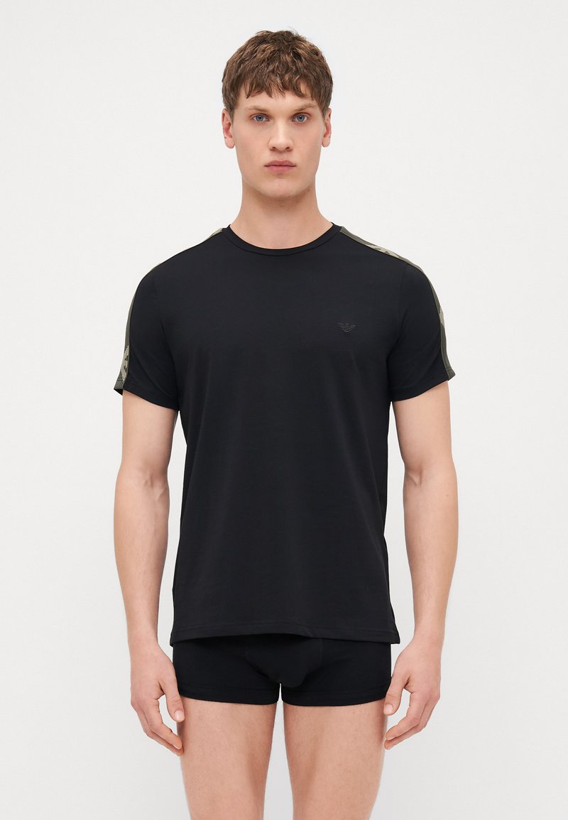 Emporio Armani - CREW NECK - Caraco - black, Agrandir