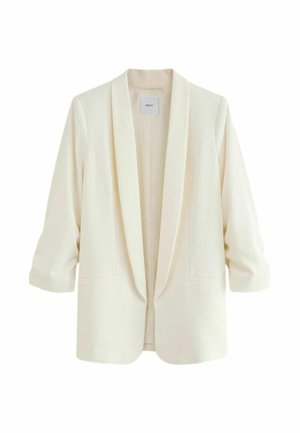 RUCHED SLEEVE TALL - Blejzer - cream