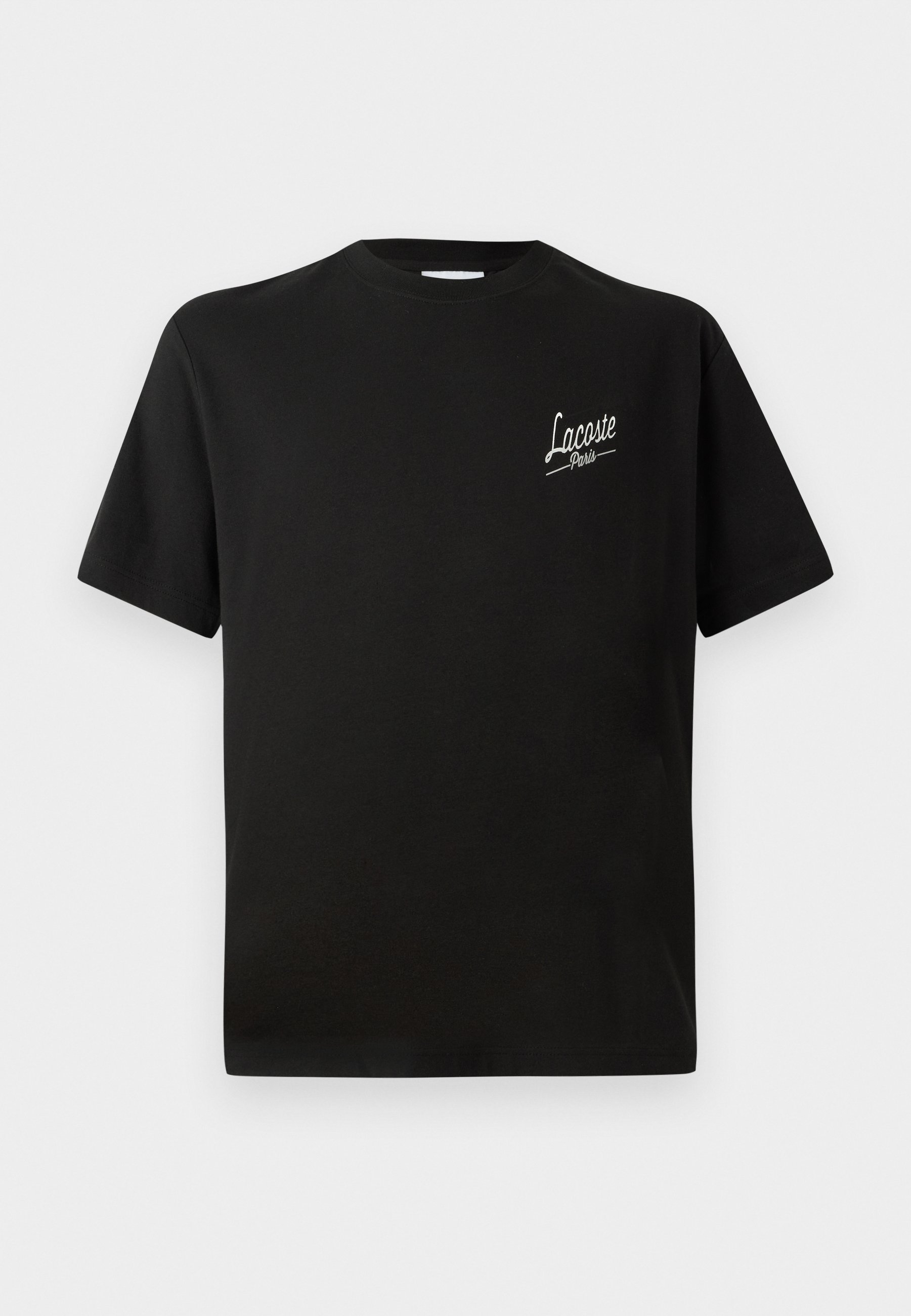 Lacoste Print T-shirt - black - Zalando.co.uk