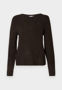 VIMIRAZ V NECK - Strickpullover - coffee bean