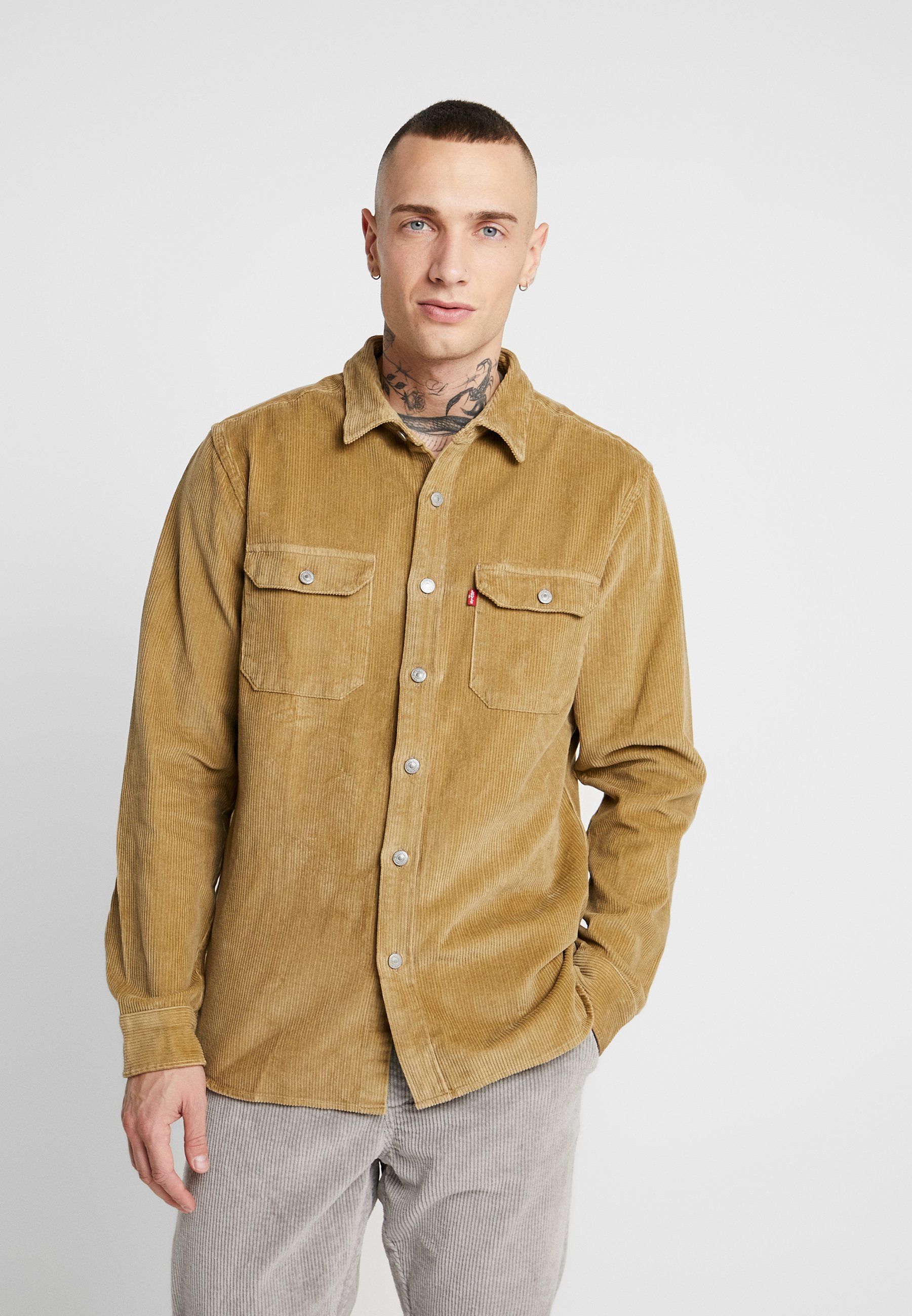 Levi's® JACKSON WORKER Skjorte harvest goldsand Levi's® JACKSON WORKER Skjorte mineral black Zalando.no