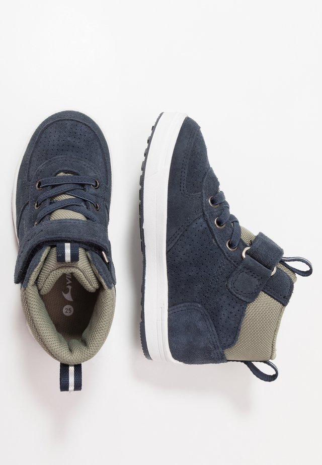 SAMUEL MID WP - Scarpa da hiking - navy/olive