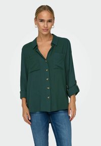 ONLY ONLYASMIN SHIRT - Button-down blouse - green gables