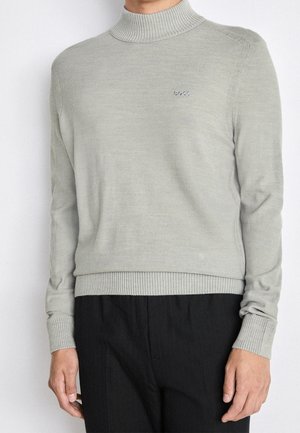 BOSS Strickpullover - grey