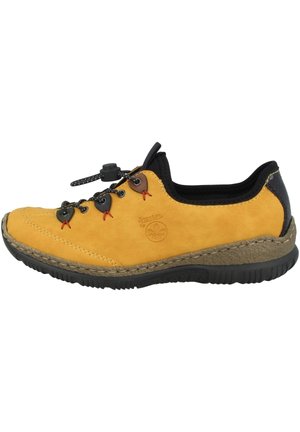 Sporty snøresko - yellow combination