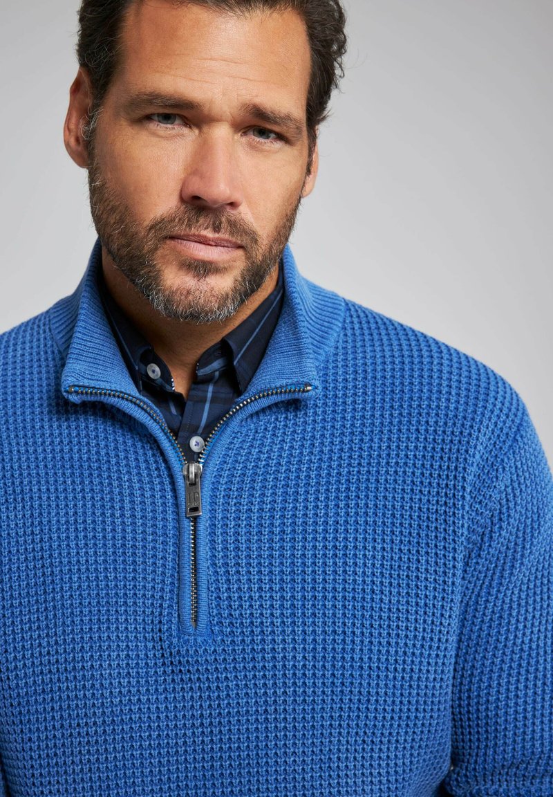 Herren Strickjacken | JP1880 Strickpullover clematisblauw/blau - GB11091 Herren Strickjacken | JP1880 Strickpullover clematisblauw/blau - GB11091