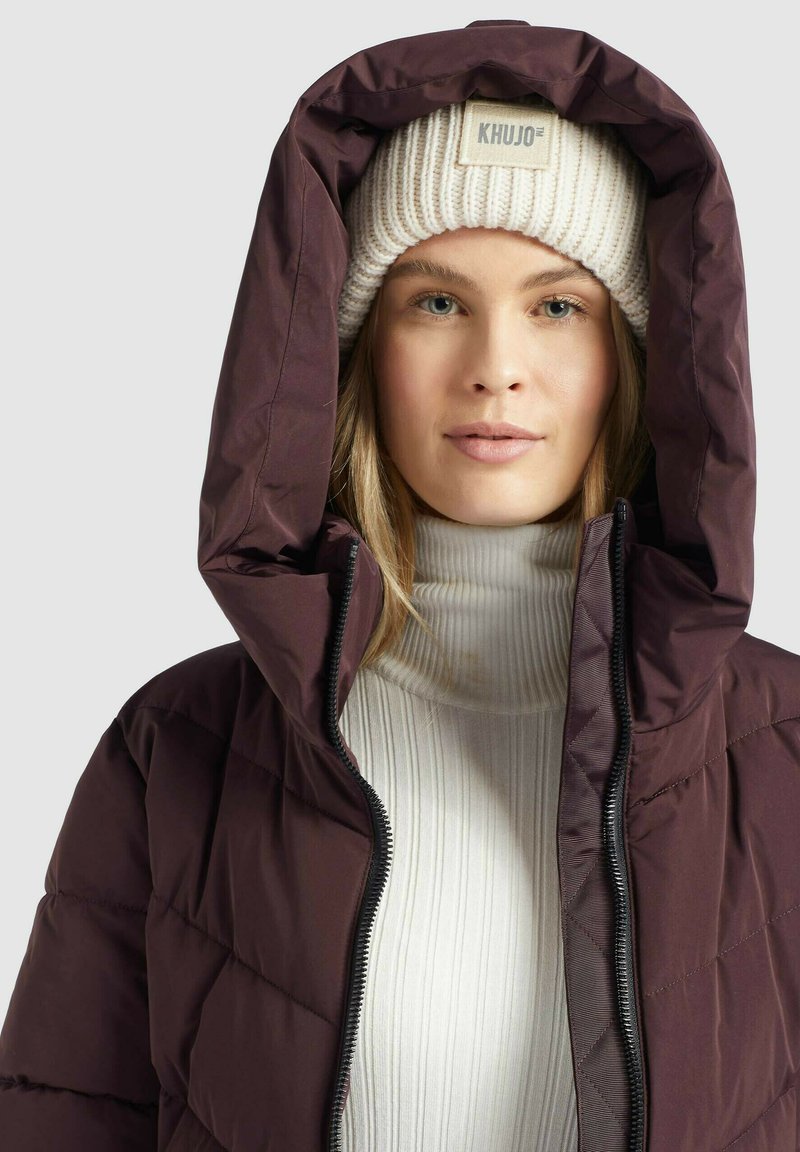 Damen Parkas | khujo SUVA Wintermantel weinrot/bordeaux - UX67161 Damen Parkas | khujo SUVA Wintermantel weinrot/bordeaux - UX67161