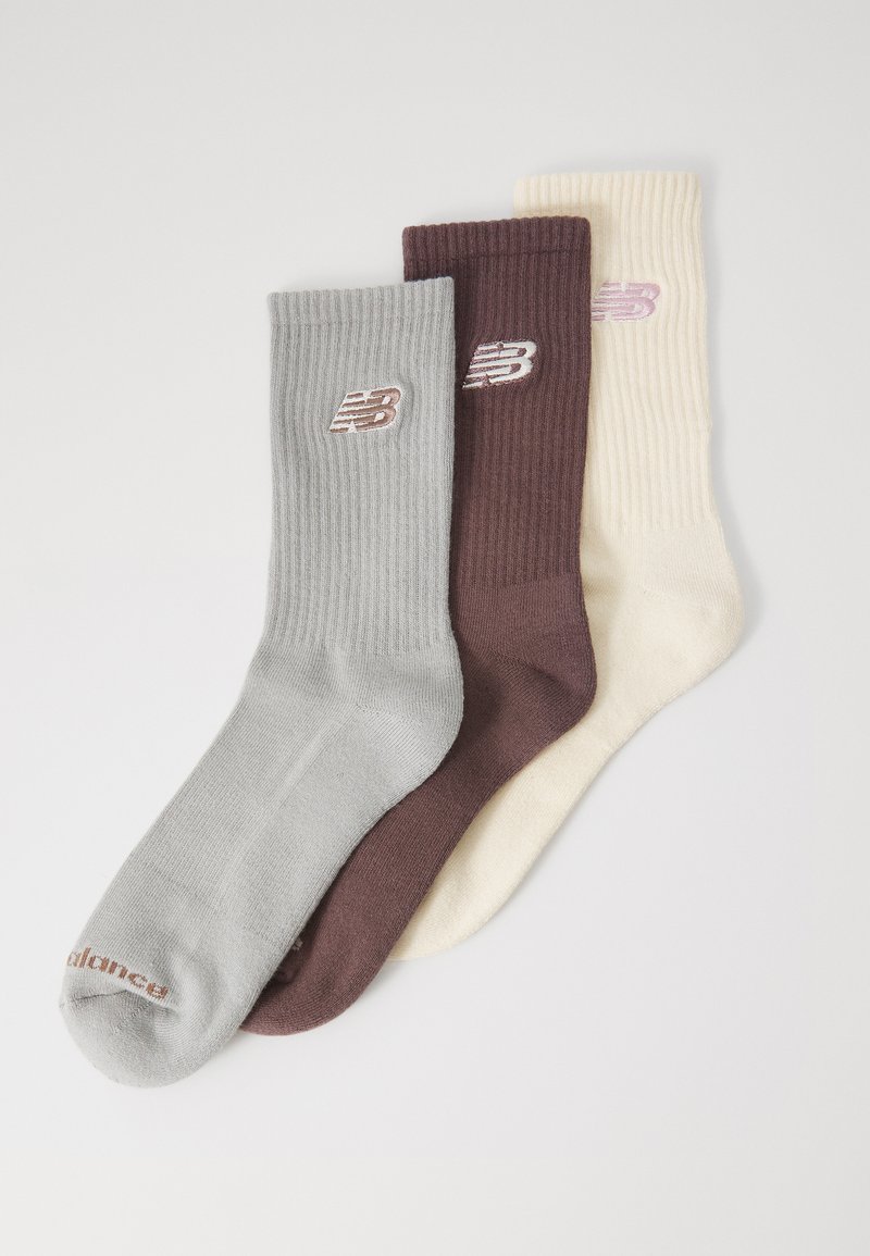New Balance EMBROIDED LOGO MIDCALF UNISEX 3 PACK - Nogavice - multi