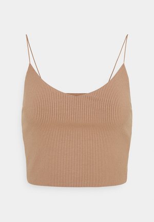 MITZI SINGLET - Toppi - brown