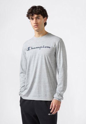 LS TEE SCRIPT SHOP - Camiseta de manga larga - grey