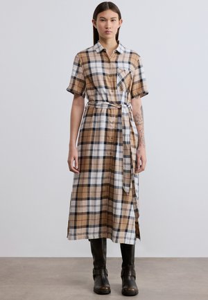 FERN MIDI DRESS - Blousejurk - beige/white