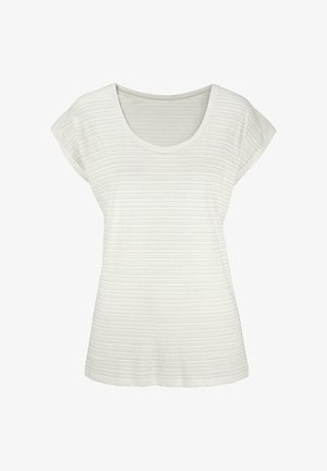 Beach Time, KURZARM - Basic T-shirt - creme