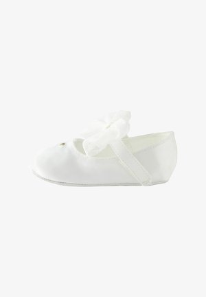 Next BOW REGULAR FIT - Pahkluurihmadega baleriinad - white