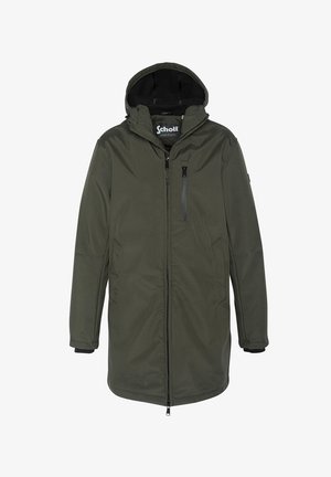 Schott LONG URBAN DÉPERLANT - Regenjas - kaki