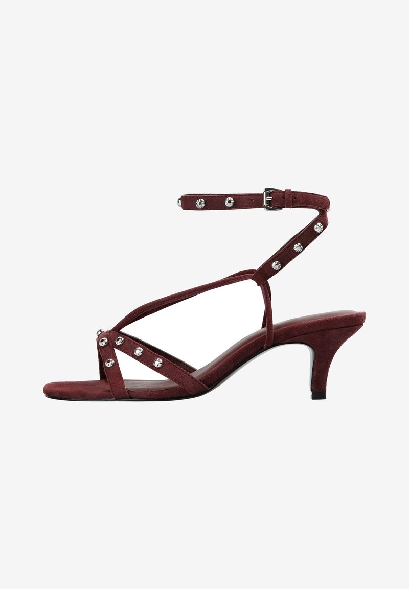 Scalpers STUDSHEEL - Pantofi clasici cu toc - burgundy/bordo - Zalando.ro